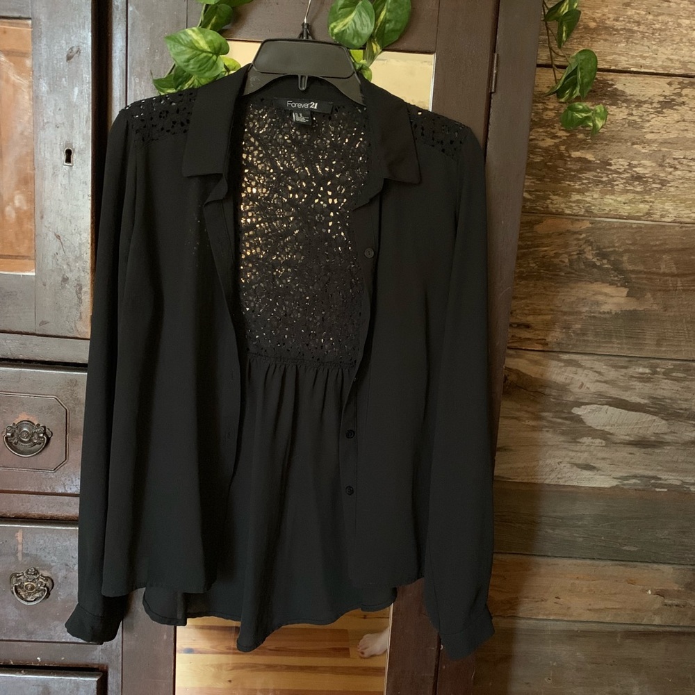 Forever 21 Long Sleeve Blouse